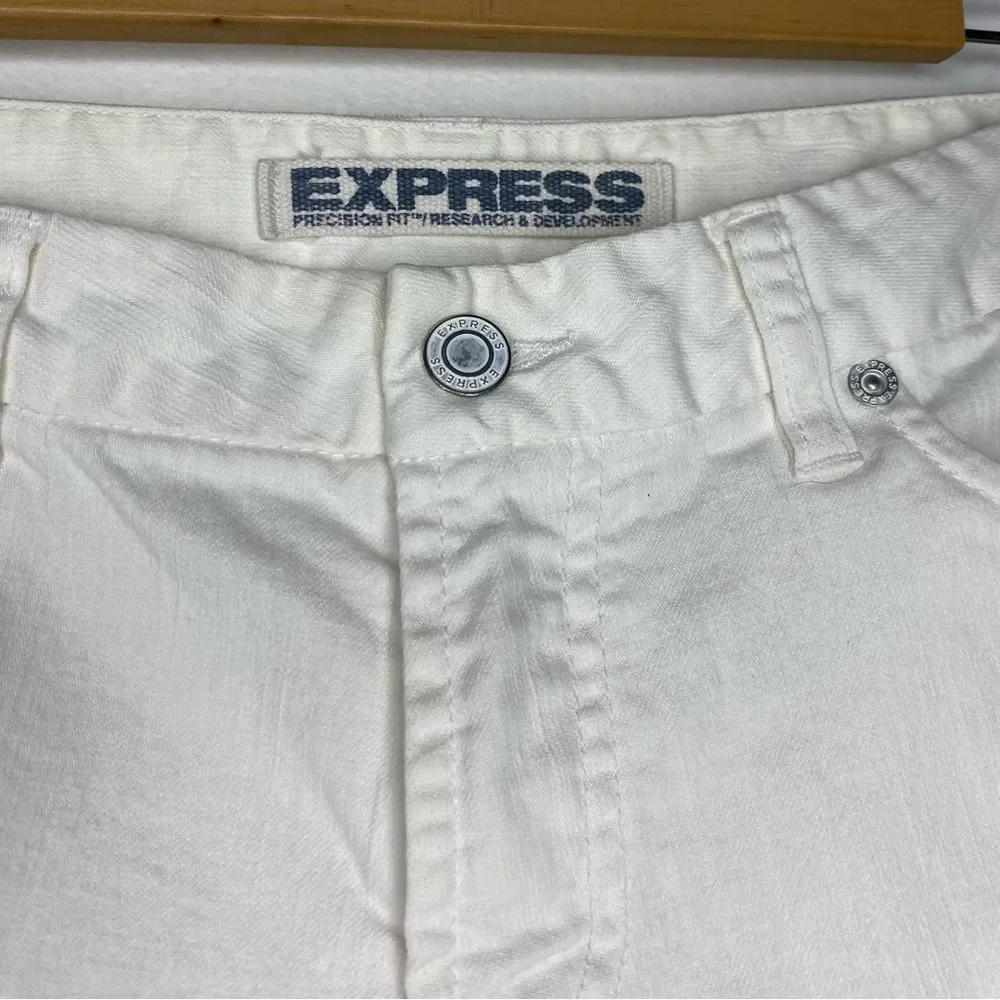 Express Flare leg  Low Rise Jean Size 8 Y2K Western Chic Tall